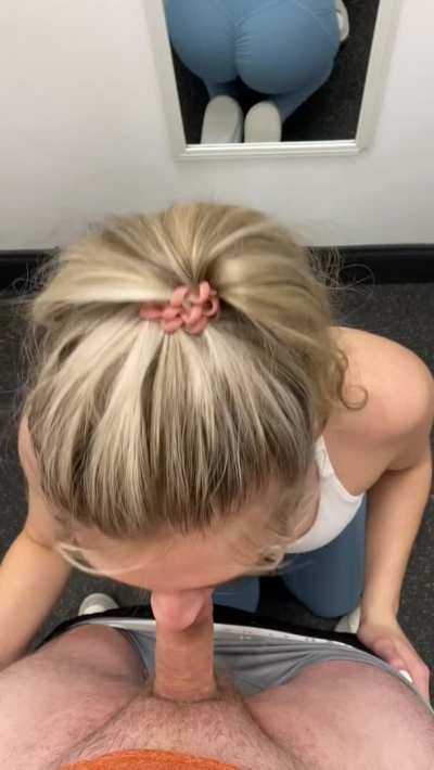 Gave a much older man a blow job after the gym!