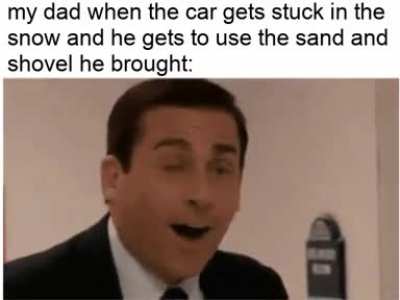 Not something to be happy about, Dad!