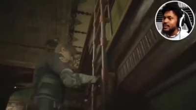 “Imma just climb down this ladder... OOOO-“