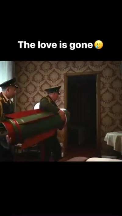 The love is gone