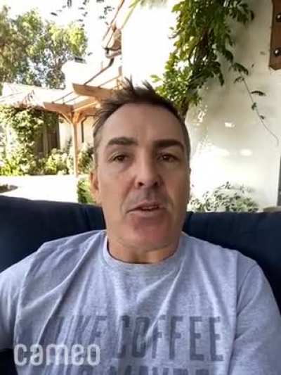 I got a cameo from Nolan North, Dr. Richtofen himself, for my brother on behalf of his 21st birthday