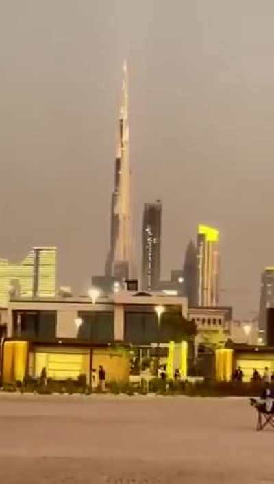 Iran appears to be targeting areas near the Burj Khalifa, with kamikaze drones approaching the building, according to media reports.