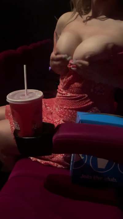 The perks of an empty theatre 😏 [oc]