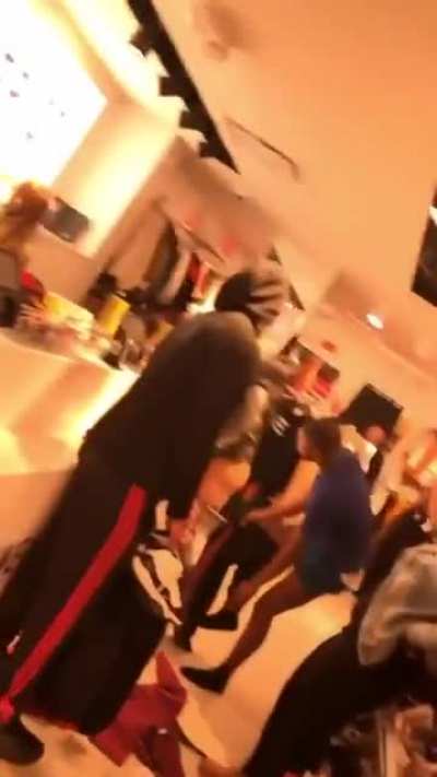 Made him strip infront his girlfriend smh 💀