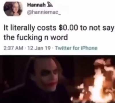 its about sending a message