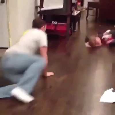 'Responsible' dad plays child bowling