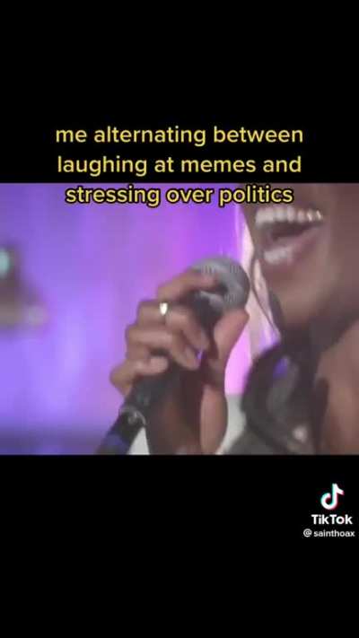Stress laughing