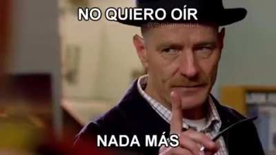 no señor white!