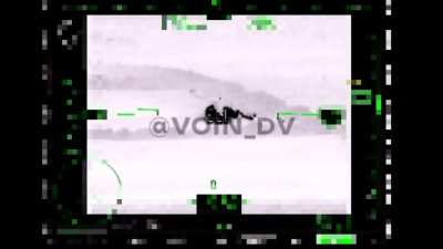 RU pov: More KA-52 hits on moving vehicles. Orekhov direction, June 8, 2023