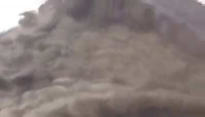 Dam spillways opening after flashfloods in Pakistan