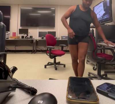undressing at work