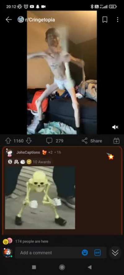Cursed skeleton