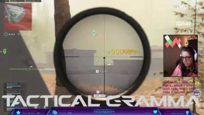 A Grandma sniping up the Warzone!