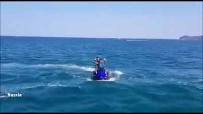JetSki goes BOOM