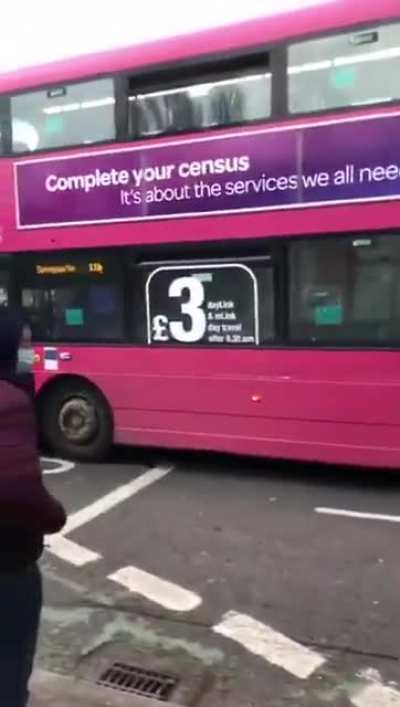 Belfast rioters hijack bus (and they later torched it)
