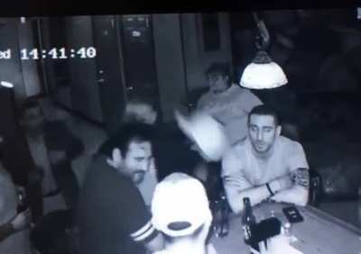 I got sucker punched at a bar. You see? This is why we can’t have nice things 😂