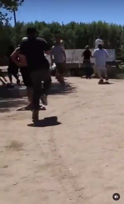 Bike stunt goes horribly wrong 