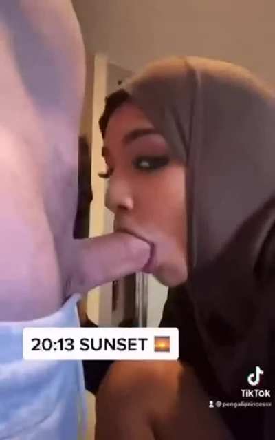 Breaking her fast