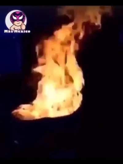 When water doesn't douse the fire