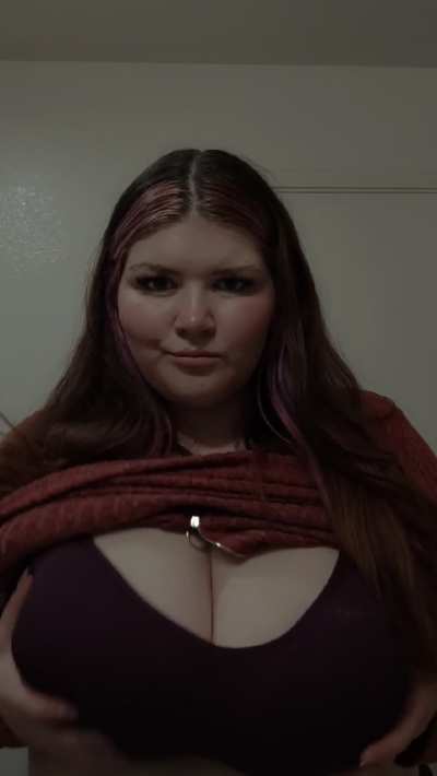 if you couldn't tell already, I love to tease y'all with my massive tits