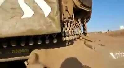 Anyone want a free Merkava?! Family goes on a hiking trip in the Golan and finds abandoned and open tanks full of ammunition. The tanks, which were there as part of an #IDF drill were left with no one watching them.