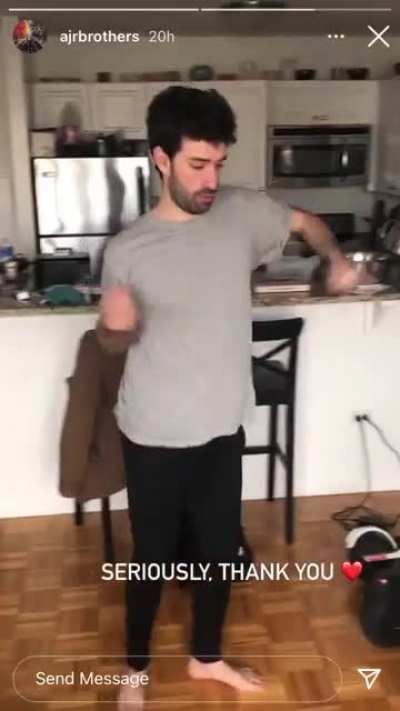 Jack's little victory dance