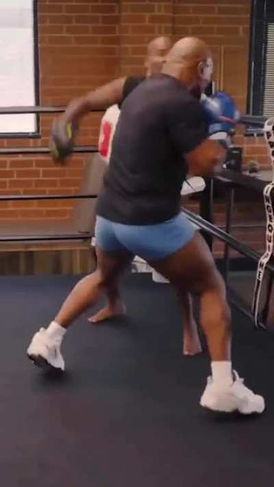 At 56 years old, Mike Tyson still has it.