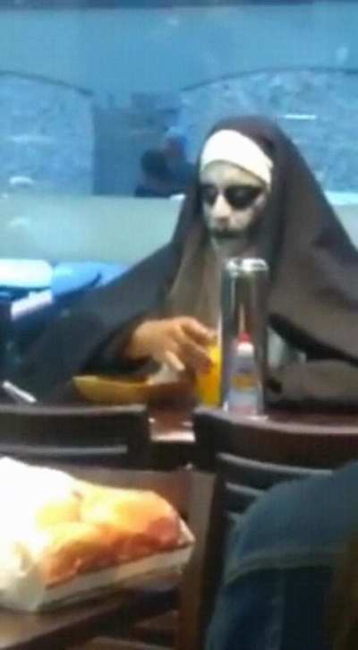 The Dining Nun
