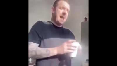 Why did the hipster burn his mouth?