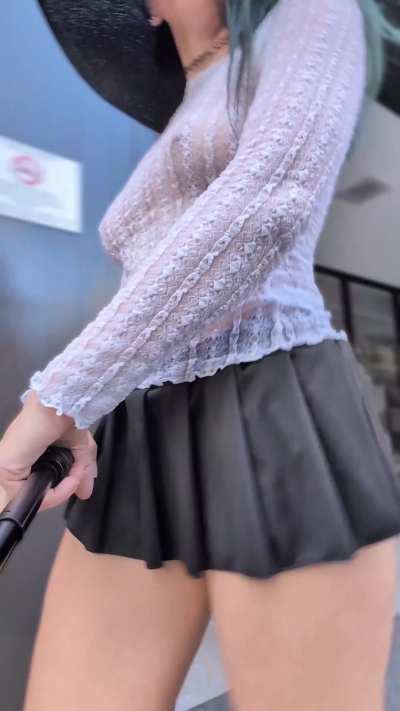 Nips, pussy, ass, what would you notice first?