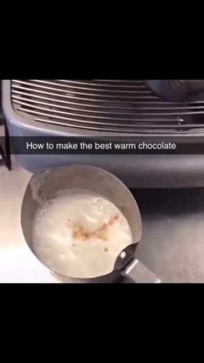 Nice hot chocolate