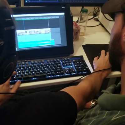 Editor learns about perfectly cut screams for the first time (Behind The Scenes)