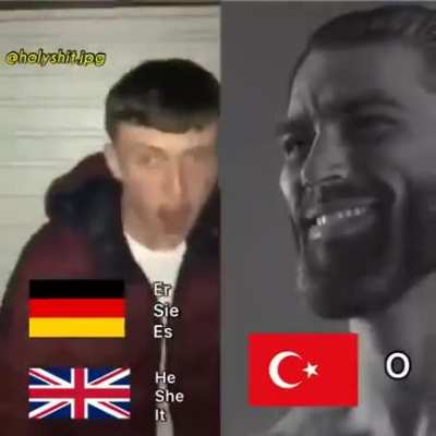 Virgin western language VS CHAD O