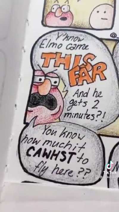 Elmo’s got 2 minutes