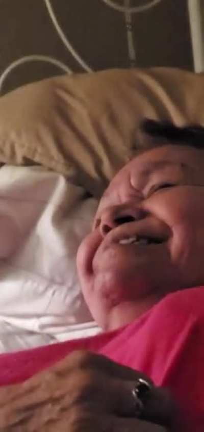 My mom enjoyed some THC/CBD edibles last night.