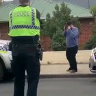 They ran his ass over