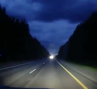 Enjoying night ride