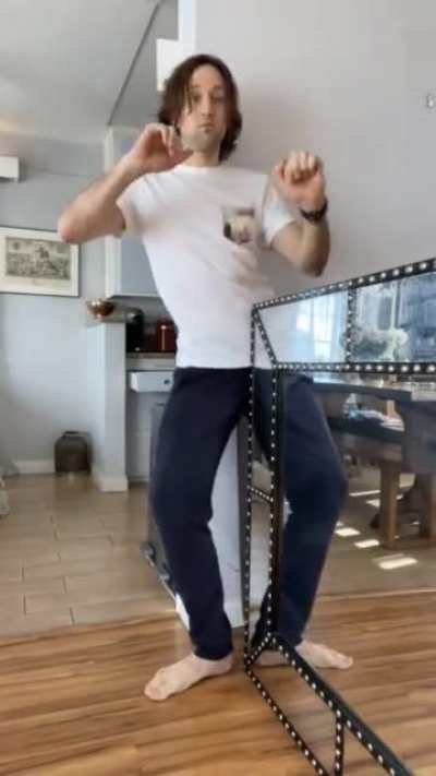 he has some moves