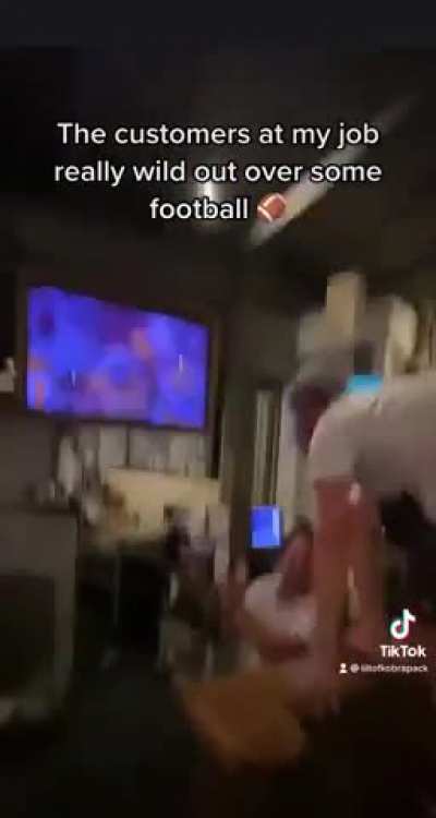 Guy picks fight with tv (he loses)