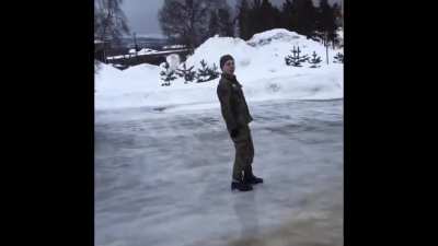 når det er glatt men du elsker landet ditt