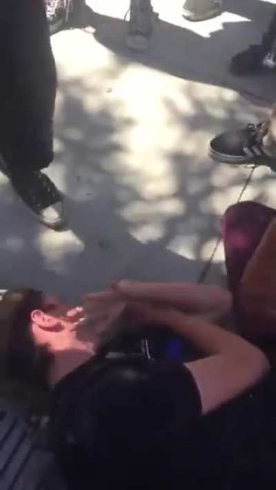 That's what you get for bullying a blind kid