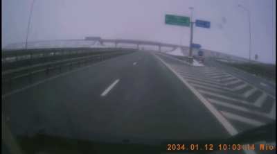 Sofer pe contrasens pe austostrada Gilau - Campia Turzii