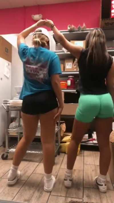 Those shorts can barely contain them