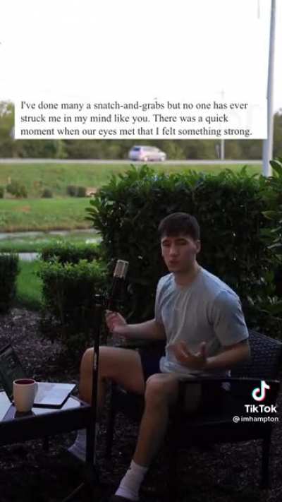 That's one way to ask her out...