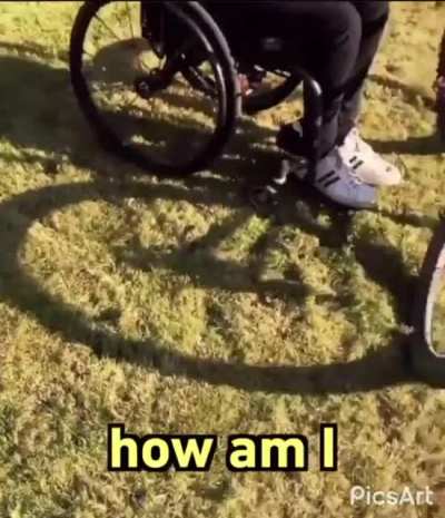 He got on the bike alright