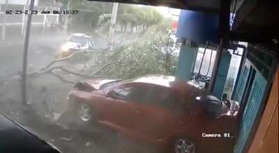 This crash happened earlier today