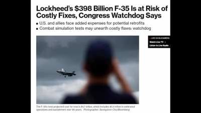 The F-35 cannot….