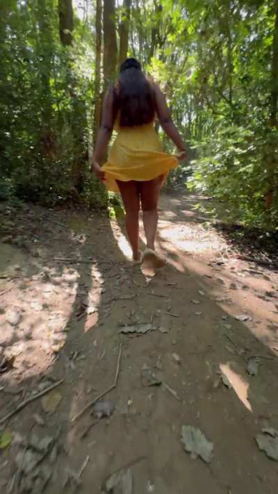Hikes are when when you have a girl like this 