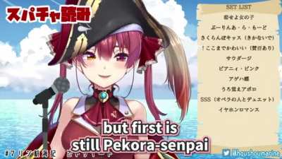 【Eng sub】Marine calls Gura Cute and helps Kiara become closer to Pekora-senpai