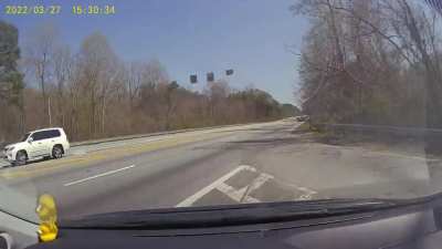 Dude assumes he's good to turn at a flashing yellow, T-bones me, runs away to get his girlfriend and comes back 40 minutes later just in time for the cops to get there RIGHT AFTER his return. Claimed I ran a red light. Definitely buying my family dash cam